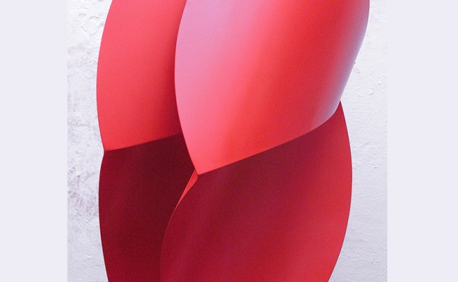 Obra en Acero rojo
