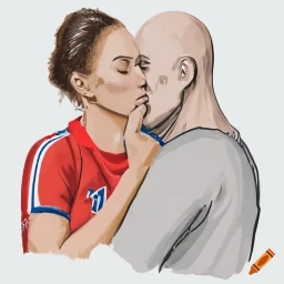 EL BESO PROHIBIDO DE RUBIALES A HERMOSO